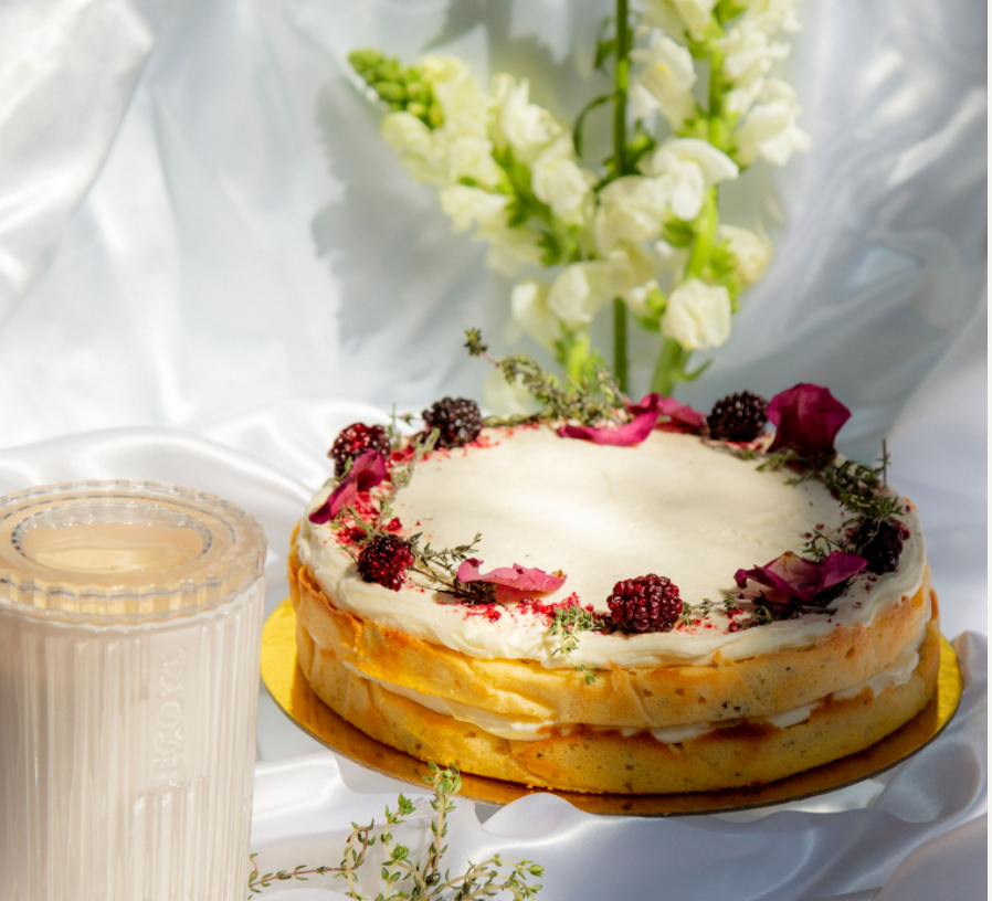 The Caker shares her recipe for our ‘Lemon, Vanilla Bean & Thyme’ Celebration Cake